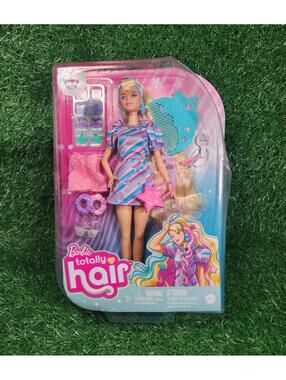 Barbie Totally Hair Doll Blonde with Star Themed Necklace and Accessories 2021